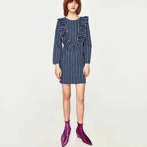 Never worn Zara denim dress